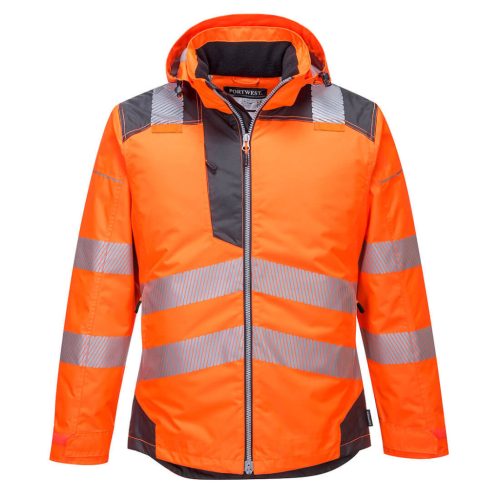 portwest t400 vision hi-vis télikabát l narancs szürke