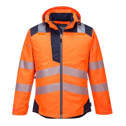portwest t400 vision hi-vis télikabát 4xl narancs kék