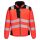 Portwest T402 PW3 Hi-Vis Softshell kabát (piros/fekete, S) S