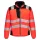 Portwest T402 PW3 Hi-Vis Softshell kabát (piros/fekete, XXXL) XXXL