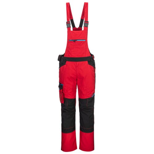 Portwest T704 WX3 kantáros nadrág (piros, S) S