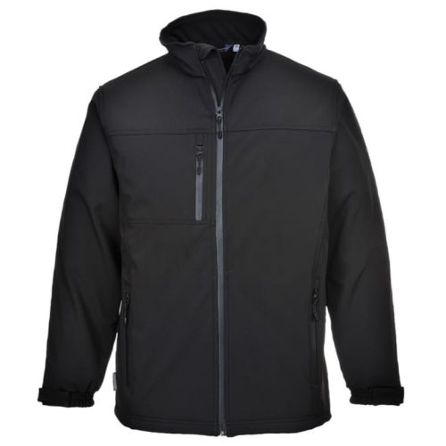 A Portwest Softshell dzseki szélálló és vízálló tulajdonságainak kösz9önhetően kiválóan támogatja a kültéri munkavégzést változékony időjárás esetén is.