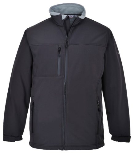 A Portwest Softshell dzseki szélálló és vízálló tulajdonságainak kösz9önhetően kiválóan támogatja a kültéri munkavégzést változékony időjárás esetén is.
