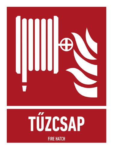 AFV TUT003002 Tűzcsap Öntapadó matrica 150 x 200 mm