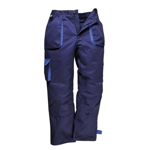 A Portwest Texo Contrast bélelt nadrág derekas nadrág kitűnően támogatja a szabadidős tevékenységeket télen is, hiszen nemcsak meleg a bélése, de az UV-sugárzás 98%-t is blokkolja.