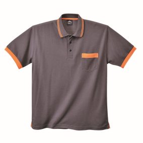 A Portwest Texo Contrast pólóing háro különböző színvariációban - kék, fekete, szürke - teszi egyedivé a munkahelyi megjelenést, sportos stílusa magabiztosságot és profizmust sugall.