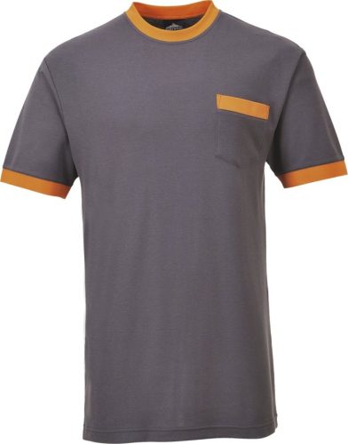 portwest tx22 texsew contrast póló xl szürke