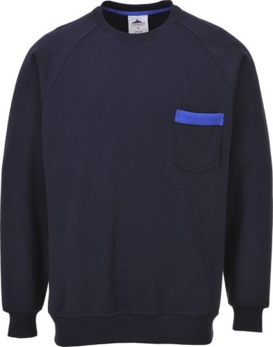 portwest tx23 texsew pulóver m tengerészkék