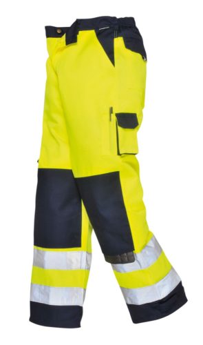portwest tx51 texo hi-vis derekasnadrág l sárga tengerészkék