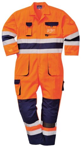 portwest tx55 texo hi-vis overál s narancs tengerészkék
