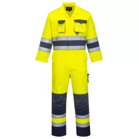 portwest tx55 texo hi-vis overál 3xl sárga tengerészkék