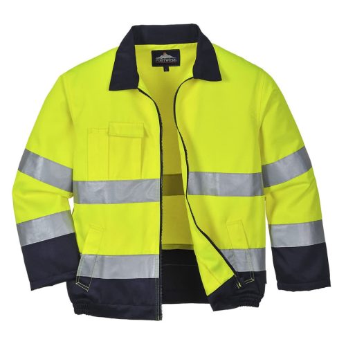 A Portwest Madrid Hi-Vis munkavédemi jólláthatósági kabát hasznos tartozéka lehet nemcsak a munkaköri, de a civil ruhatárnak is, melyet szabadidős tevékenységekhez, vagy autós utazásokhoz is használha