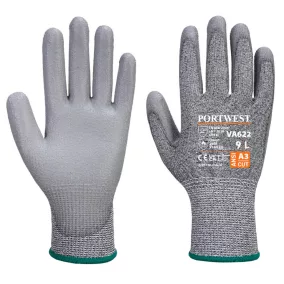 Portwest VA622 VA622 - PU tenyérmártott vágásbiztos kesztyű automatákhoz, Cut 5 XS