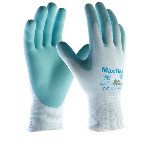 ATG VO-A3043 ATG Maxiflex Active mártott kesztyű - 34-824 Kék/Fehér 6/XS