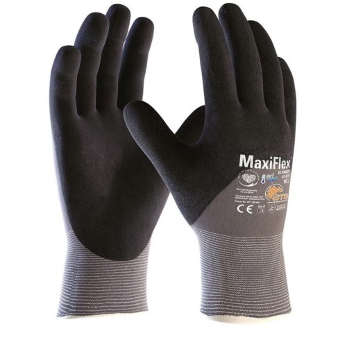 ATG VO-A3059 ATG Maxiflex Ultimate Mártott kesztyű - 34-875 Szürke/Fekete 10/XL