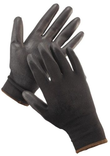 Worx-365 WG-01 Pu tenyérmártott szerelőkesztyű (fekete*, 9) 9