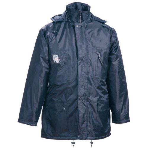 euro-protection y53229-44 flopp vízhatlan bélelt télikabát xxl kék