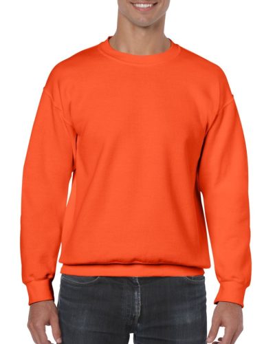 GILDAN GI18000 Heavy blend felnőtt környakú pulóver (orange, S) S