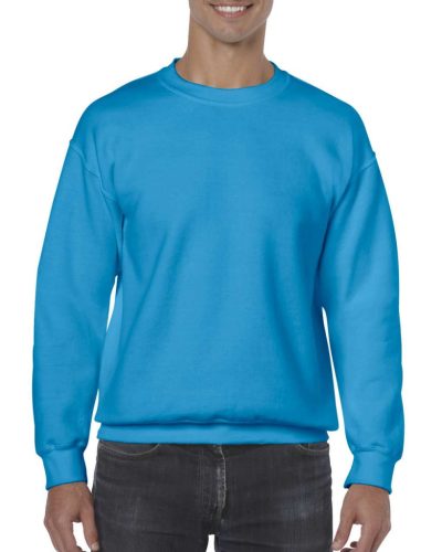 GILDAN GI18000 Heavy blend felnőtt környakú pulóver (sapphire, 2XL) 2XL