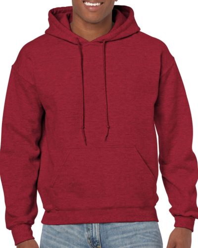 GILDAN GI18500 Heavy Blend™ kapucnis pulóver (antique cherry red, 4XL) 4XL