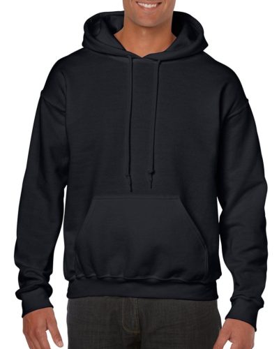 GILDAN GI18500 Heavy Blend™ kapucnis pulóver (black, 4XL) 4XL