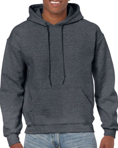 GILDAN GI18500 Heavy Blend™ kapucnis pulóver (dark heather, 4XL) 4XL