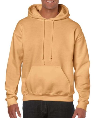 GILDAN GI18500 Heavy Blend™ kapucnis pulóver (old gold, 2XL) 2XL