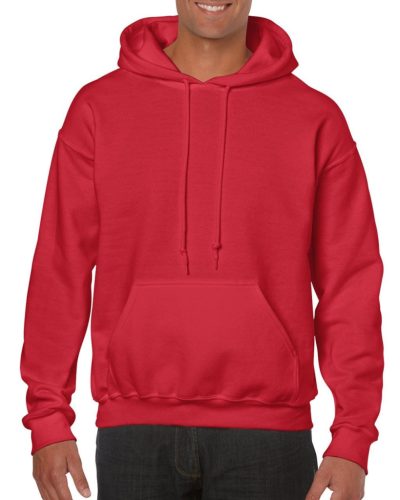 GILDAN GI18500 Heavy Blend™ kapucnis pulóver (red, 4XL) 4XL