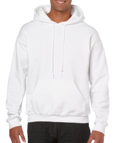 GILDAN GI18500 Heavy Blend™ kapucnis pulóver (white, S) S