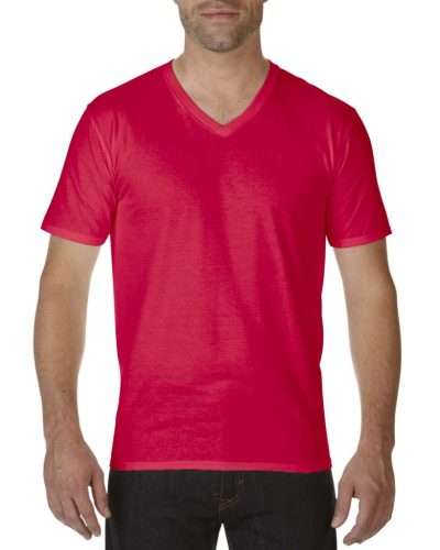 GILDAN GI41V00 Premium cotton® felnőtt v-nyakú póló S
