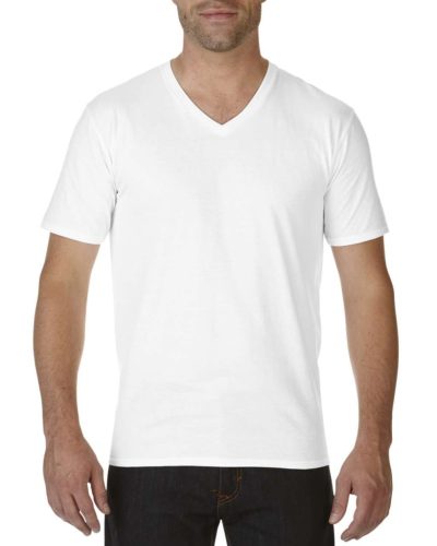 GILDAN GI41V00 Premium cotton® felnőtt v-nyakú póló S