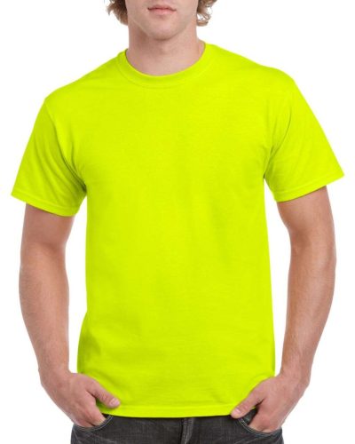 GILDAN gi5000 Heavy cotton™ felnőtt póló Safety Green S