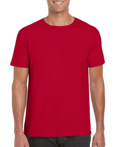 gildan gi64000 softstyle® felnőtt póló l cherry red