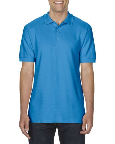 GILDAN GI85800 Premium cotton® felnőtt dupla piké póló (sapphire, M) M