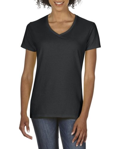 GILDAN GIL4100V Premium cotton®női v-nyakú póló L