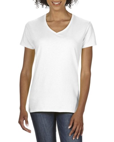 GILDAN GIL4100V Premium cotton®női v-nyakú póló S