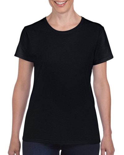 GILDAN gil5000 Heavy cotton™ női póló Black S