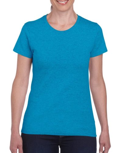GILDAN gil5000 Heavy cotton™ női póló Heather Sapphire S