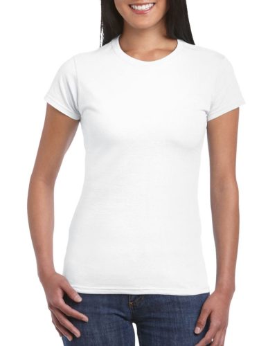 gildan gil64000 softstyle ® gyűrűs fonású pamut női póló 2xl white