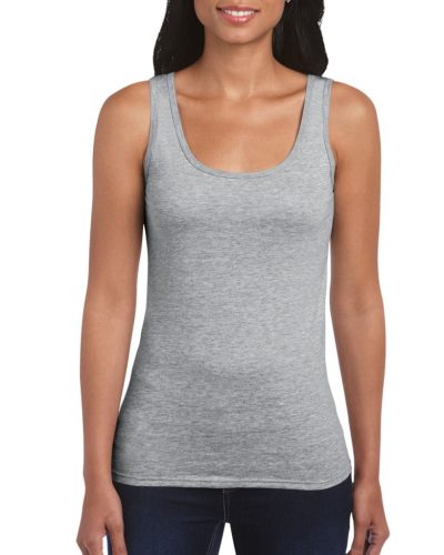 GILDAN GIL64200 Softstyle® női trikó (RS Sport Grey, M) M