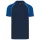 termék:  KARIBAN Baseball Kontrasztos Galléros Póló L Navy/Royal Blue