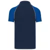 termék:  KARIBAN Baseball Kontrasztos Galléros Póló S Navy/Royal Blue