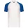 termék:  KARIBAN Baseball Kontrasztos Galléros Póló S White/Royal Blue