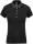 termék:  KARIBAN Női Kéttónusú Jersey Galléros Póló XS Black/Dark Grey Heather