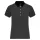 termék:  KARIBAN Női Kéttónusú Jersey Galléros Póló XS Dark Grey Heather/Black
