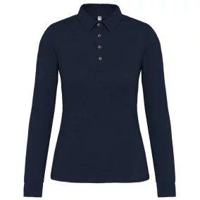 termék:  KARIBAN Női Hosszú Ujjú Jersey Galléros Póló XS Navy