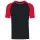 termék:  KARIBAN Baseball - Kontraszt Póló S Black/Red