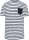 termék:  KARIBAN Csíkos Rövid Ujjú Zsebes Tengerész Póló S Striped White/Red