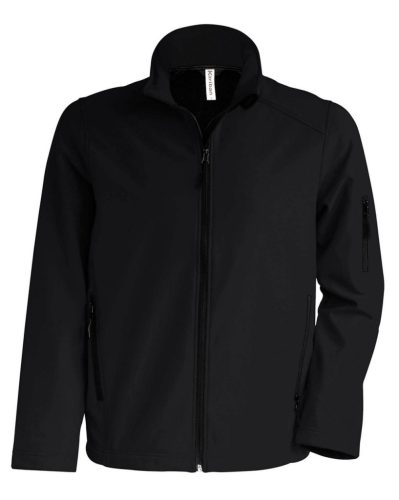 KARIBAN KA401 MENS SOFTSHELL JACKET (fekete, S) S