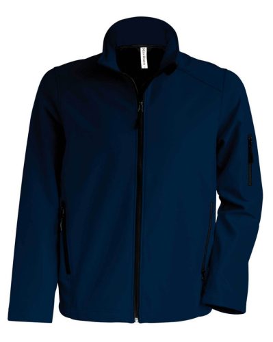KARIBAN KA401 MENS SOFTSHELL JACKET (sötétkék, L) L